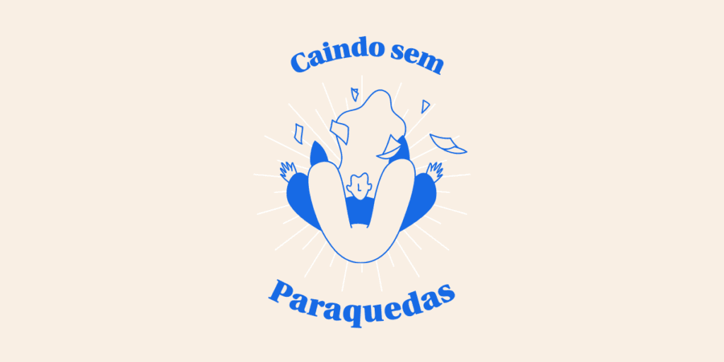 novo colaborador caindo de paraquedas