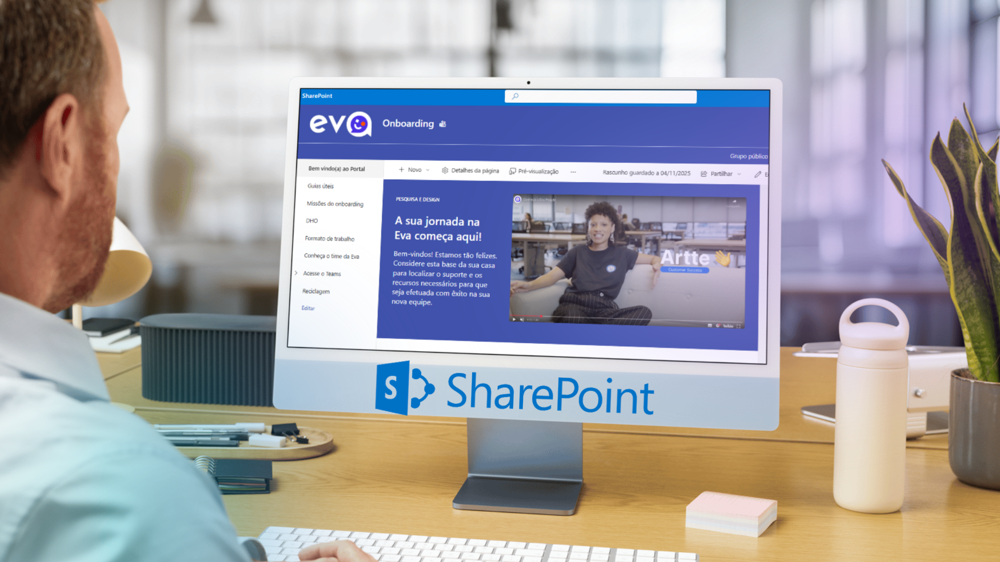 Template gratuito para criar portal de Onboarding no SharePoint